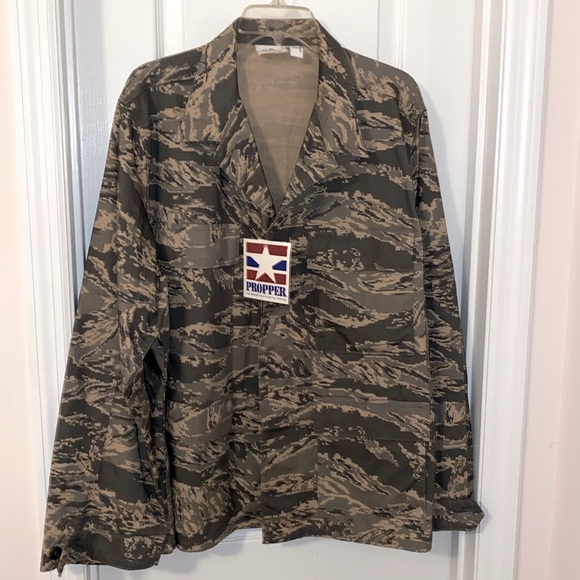 Propper ABU Mens Tactical Military Coat Tiger Digital Camo 48S XL - Picture 1 of 16